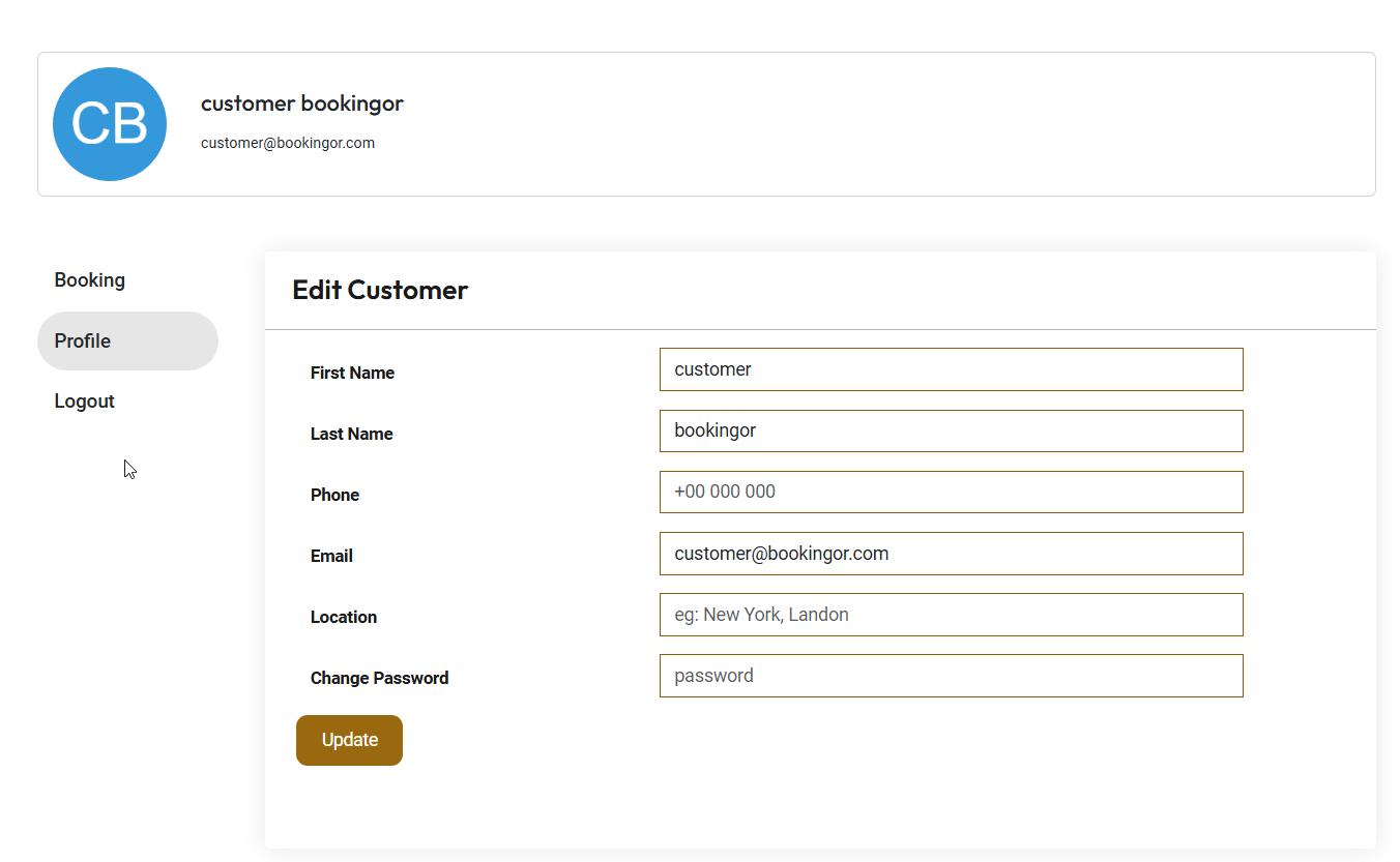 wordpress booking plugin customer dashboard